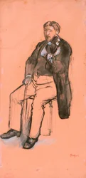 Violinista sentado